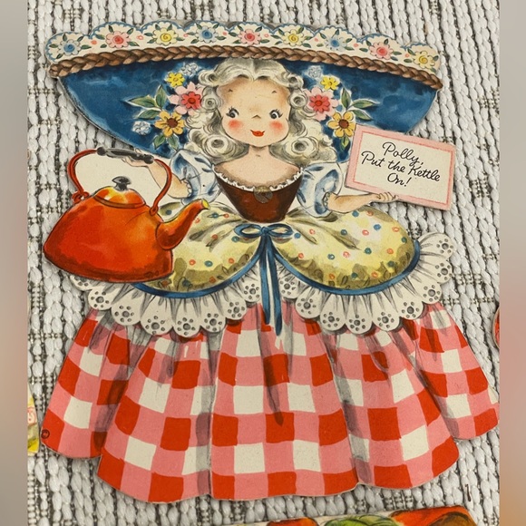 Vintage Hallmark collectible paper doll Cards Lot of 5 Land Of Make Believe - Picture 7 of 9